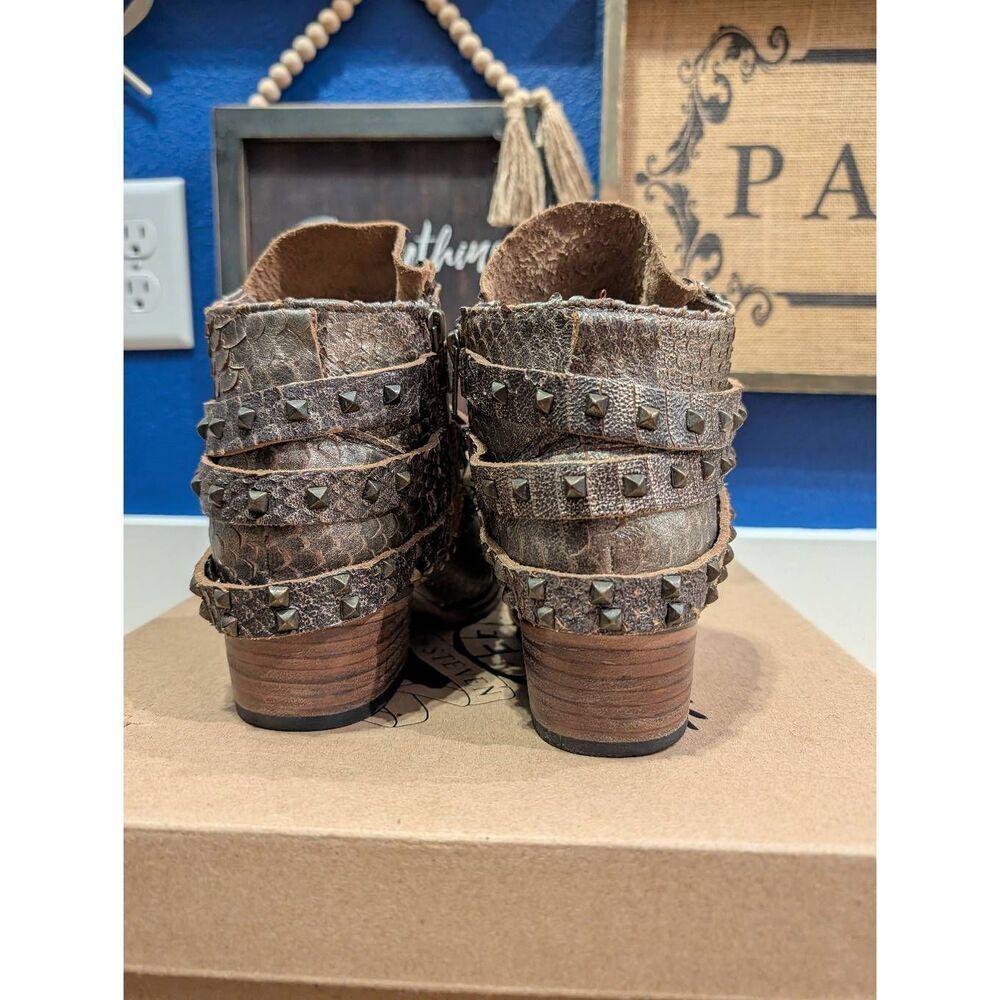 RARE Freebird by Steven Truth Brown Multi Women's 8 w/ Original Box EUC - Picture 6 of 11